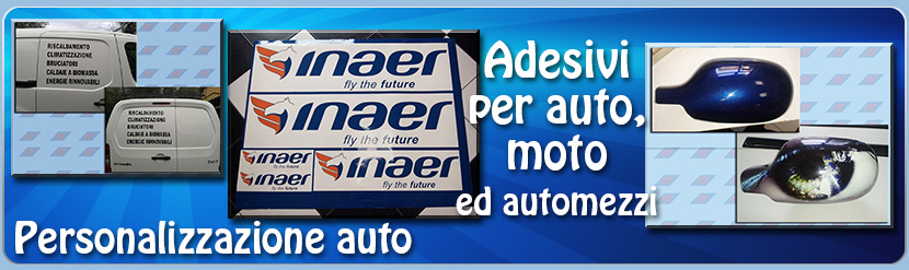 Adesivi per auto e moto